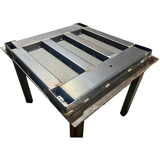 Industrial Floor Scale with Indicator, Accurate Digital 48" x 48" (4βx4β) Pallet Scales for Warehouse or Shipping Weighing NTEP Certified (Legal for Trade) (5000 lbs x 1 lb)