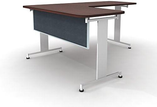 OBEX Acoustic Table Mounted Modesty Desk Privacy & Sound Absorbing Panel for Office Cubicles, 12" x 66", Twilight