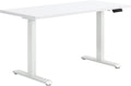 HON Coze Electric Standing Desk Adjustable Height, Coordinate Height Adjustable Desk, 54", White Top, White Base