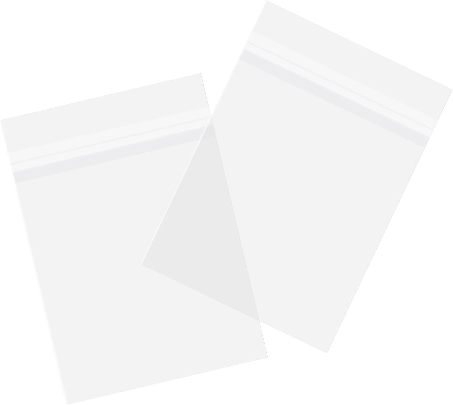 AUEAR, 9"x11" (100 Pack) Clear Plastic Sleeves - Acid Free 1.6Mil Crystal Resealable Bags -Fit for 8.5x11 Photos, Art Prints, Pictures, Papers