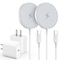 Magnetic Wireless Charger for iPhone, 2Pack 6FT [Apple MFi Certified]Mag-Safe Charger Cable Wireless Magnetic Charging Cord with USB C Fast Charging Block for iPhone Air/17/17 Pro/17 Promax/16E/16Plus