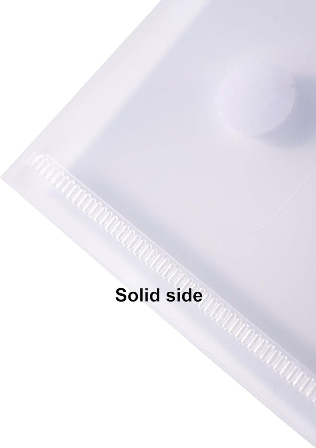 3’’ x 5’’ Vertical Plastic Envelopes Hook Loop Closure Coupon Receipt Sticker Holder 20 Pack