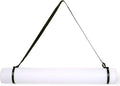 TRANSON Durable Poster Storage Tube with Straps 24"-40" Extendable for Blueprints, Artwork, Maps, Posters Color White