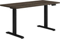 HON Coze Electric Standing Desk Adjustable Height, Coordinate Height Adjustable Desk, 54", Walnut Top, Black Base