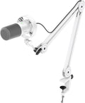 FIFINE Podcast XLR/USB Microphone Kit, Studio Dynamic Vocal Mic for Recording, Streaming, Voice-Over, PC Microphone with Boom Arm with Mute, Headphone Monitoring, Metal-AmpliTank K688T White