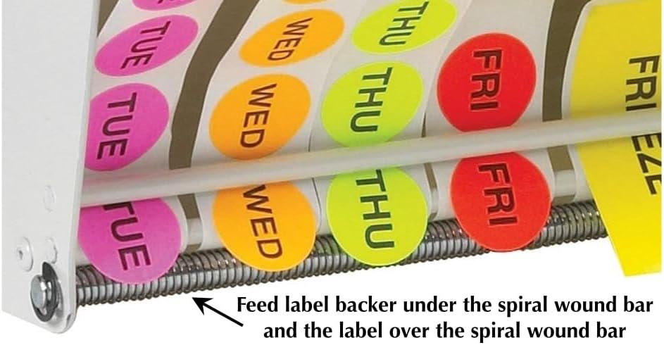 Wall Mount Label Dispenser (3") - Sticker Roll Dispenser - Table Top - Label Holder - Stamp Roll Dispenser - Sticker Stand - Thermal Label Holder - Heavy-Duty All Steel