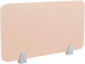 Icegrey Acoustic Desk Divider Privacy Panel Removable Sound Absorbing Desk Partition Board with 2 Clips for Student Call Centers Offices Braries Classrooms Library, Beige, 15.6x11.7"