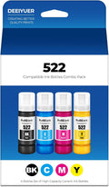 522 Ink Refill Bottles ET-2800 ET-2400 ET-4800 Replacement for 522 Ink 2800 Refill Ink for Eco tank ET-2400 ET-2720 ET-2800 ET-2803 ET-4700 ET-4800 ET-4810 ET2400 ET2720 ET2800 ET2803 ET4800 Printers