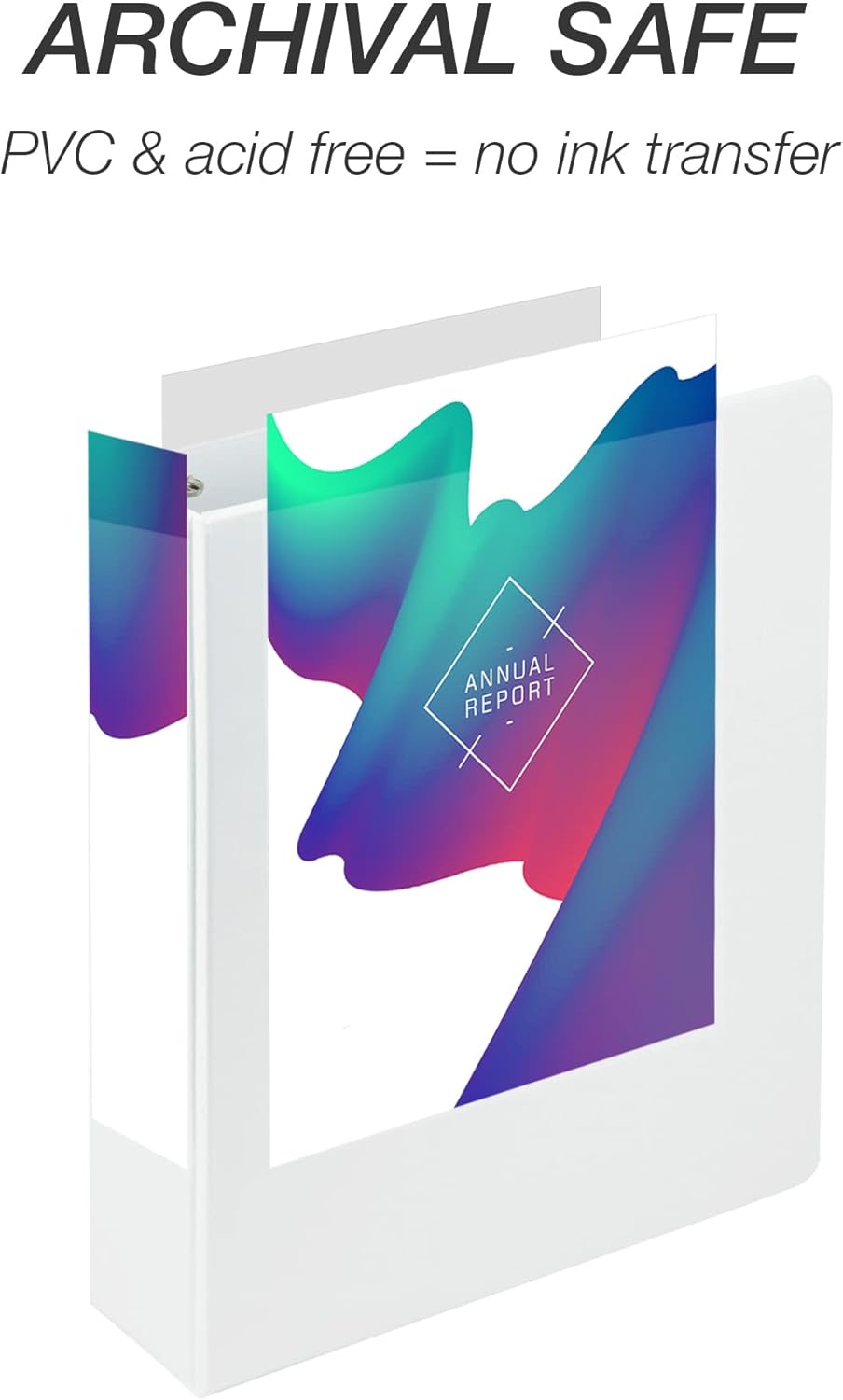 Samsill Economy 2 Inch 3 Ring Binder Bulk Pallet, Made in The USA, Round Ring Binder, Customizable Clear View Cover, White, Pallet of 432 Binders in 36 Cartons