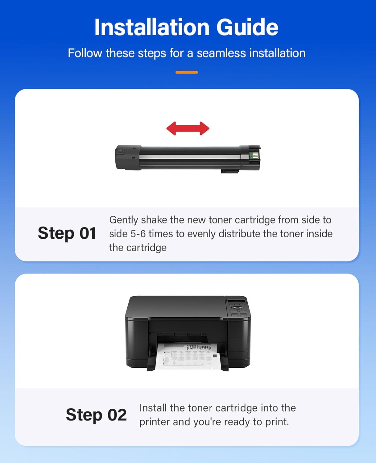VersaLink C7120 C7125 C7130 High Capacity Toner Cartridge 4-Pack 006R01824 006R01825 006R01826 006R01827 Replacement Compatible for Xerox VersaLink C7120 C7125 C7130 Printer Black Cyan Magenta Yellow