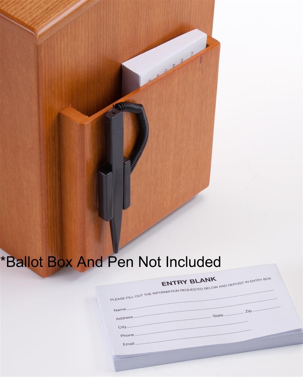 Entry Form Pads for Raffles, Contests, Drawings; 5.3"W x 2.8"W - 1,000 Forms Total