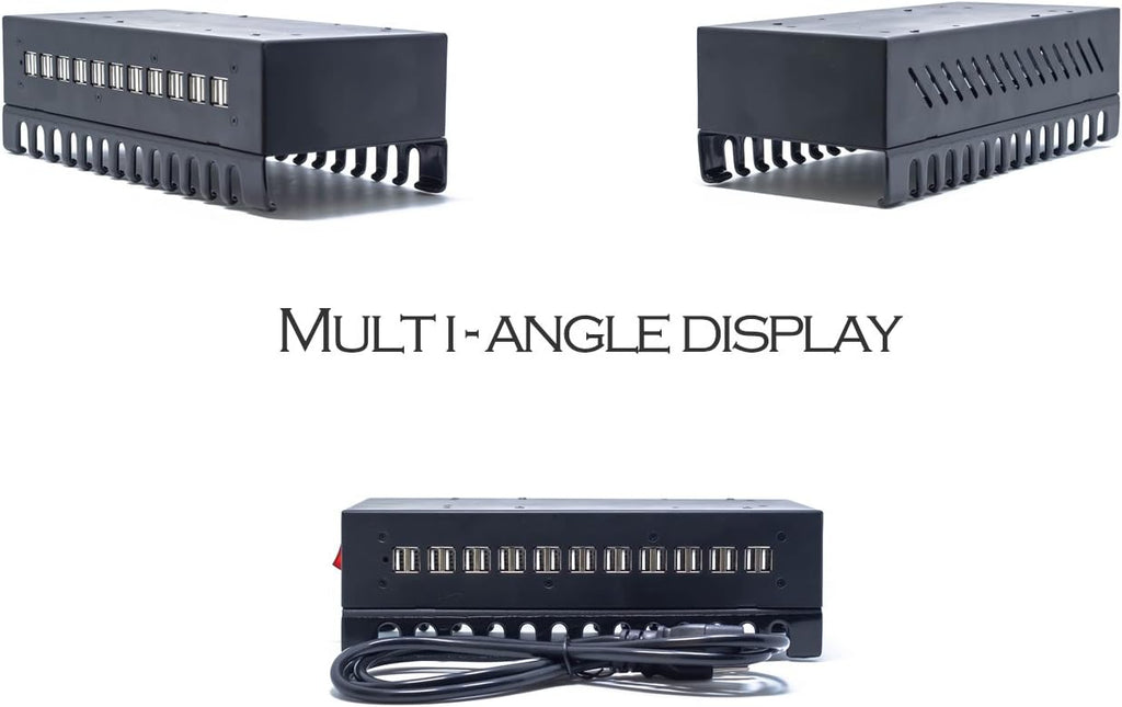 Multiport USB Charging Station for Party, 2023 New Stytle 22-Ports Charging Station for Multiple Smart Devices, Noninterference Multiport Desktop Charger for School Office Hotel Shopping Malls