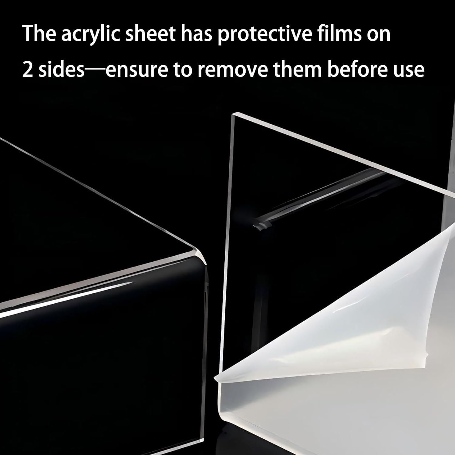 Monitor Stand Riser 2.16/3.34 Inch 2 Height Adjustments Acrylic Stand with Installation Tool, Desk Organizer Accessories Office Desk Storage Rack Screen/PC/Printer/Laptop Riser 7.8 x 15.7 Inch (White)