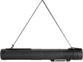 Juvale Storage Tube - 30-49 in Extendable, 5 in, Black - For Posters, Blueprints & Maps - Art Storage & Poster Tube Holder with Strap