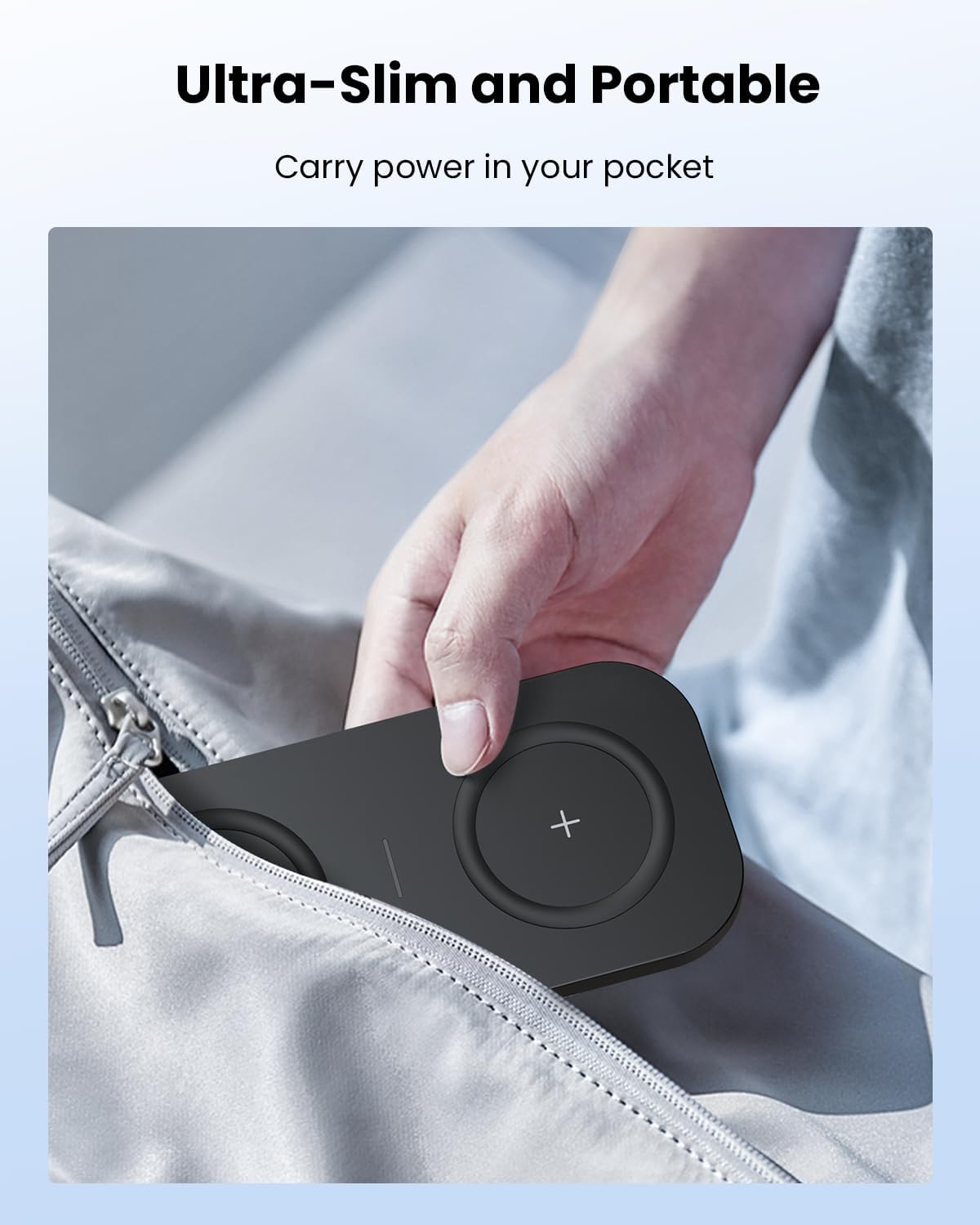 Wireless Charger, 10W Max Dual Charging Pad for iPhone 15/14/14 Plus/13 Pro Max/Pro/Mini/12/11, Airpods 3/2/Pro, Samsung S22/S21, QC 24W Adapter, Charging Adapter