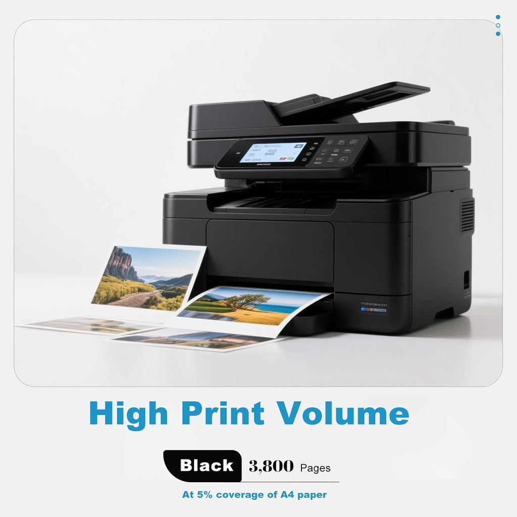 High Yield 55B1000 Black Toner Cartridge [with New Chip] MS331 Toner Replacement for MS331dn MS431dn MS431dw MX331adn MX431adn MX431adw MX432adwe Printers Toner (3,800 Pages)