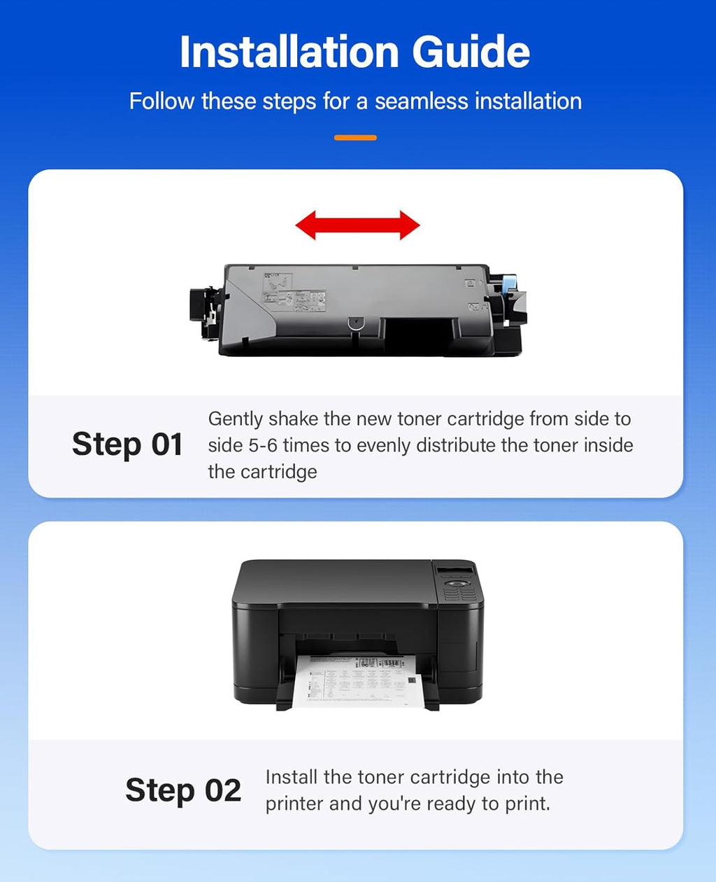 TK5292 TK-5292 Toner Cartridges 4-Pack High Yield Replacement for Kyocera TK-5292K TK-5292C TK-5292M TK-5292Y Compatible with Kyocera ECOSYS P7240cdn Laser Printer Ink Kit(Black Cyan Magenta Yellow)