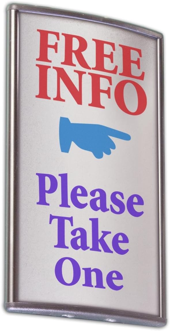 3x5-Inch Nameplate Sign for Wall/Door with Adhesive, Silver Aluminum, Pack of 5