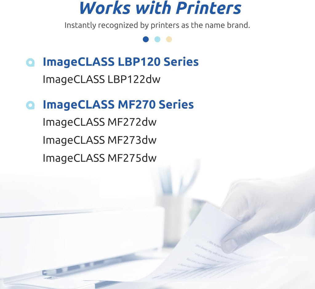 INK E-SALE 071H 071 High Capacity Toner Cartridge Replacement for Canon 071 071H Black Toner use for Canon imageCLASS LBP122dw MF273dw MF275dw MF272dw LBP120 MF270 Printer (Black,1-Pack)