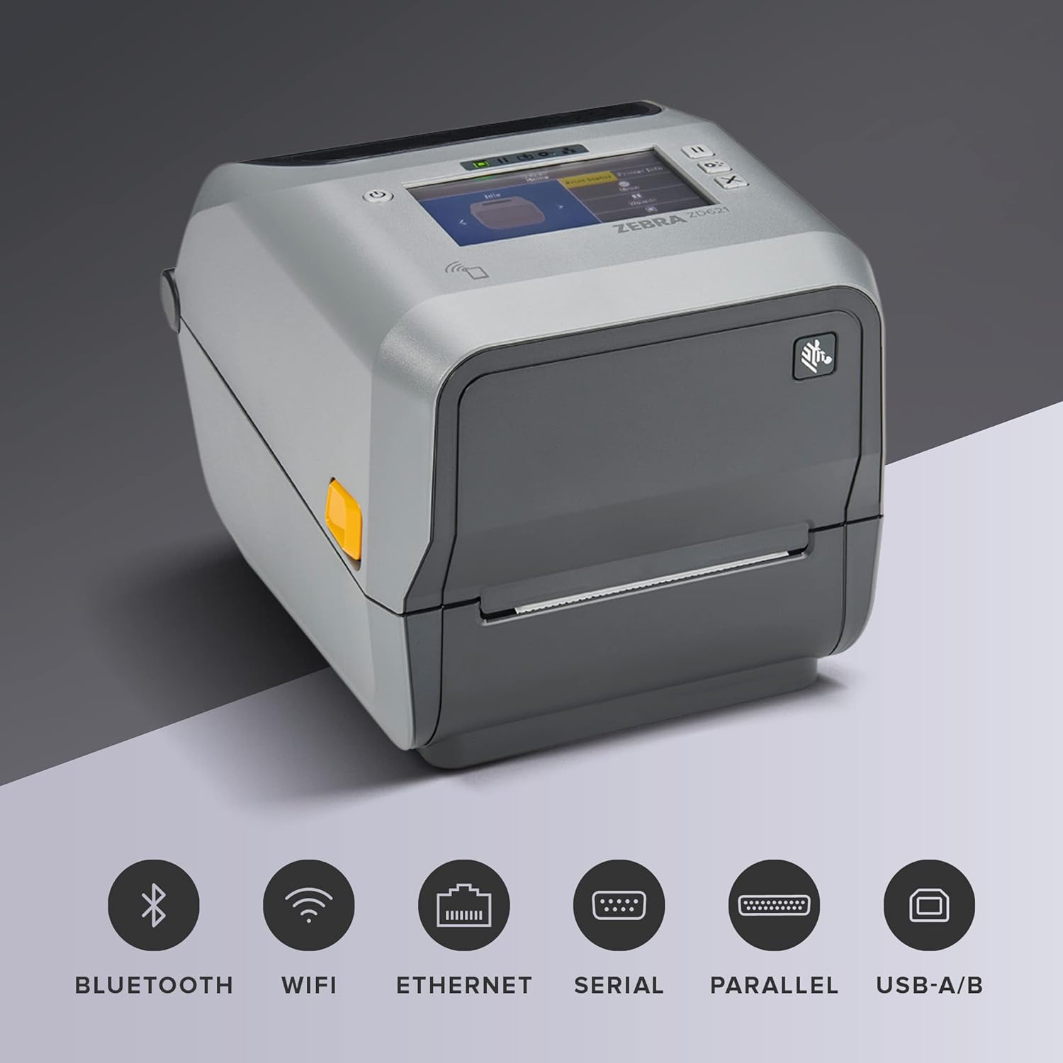 ZEBRA ZD621 Thermal Shipping Label Printer 4"| 203 DPI | No Ink Required | 4x6 | Wireless, USB, Serial, Ethernet, Tap to Print NFC | Color LCD | 2 Year Warranty | UPS/USPS/FedEx | Thermal Transfer