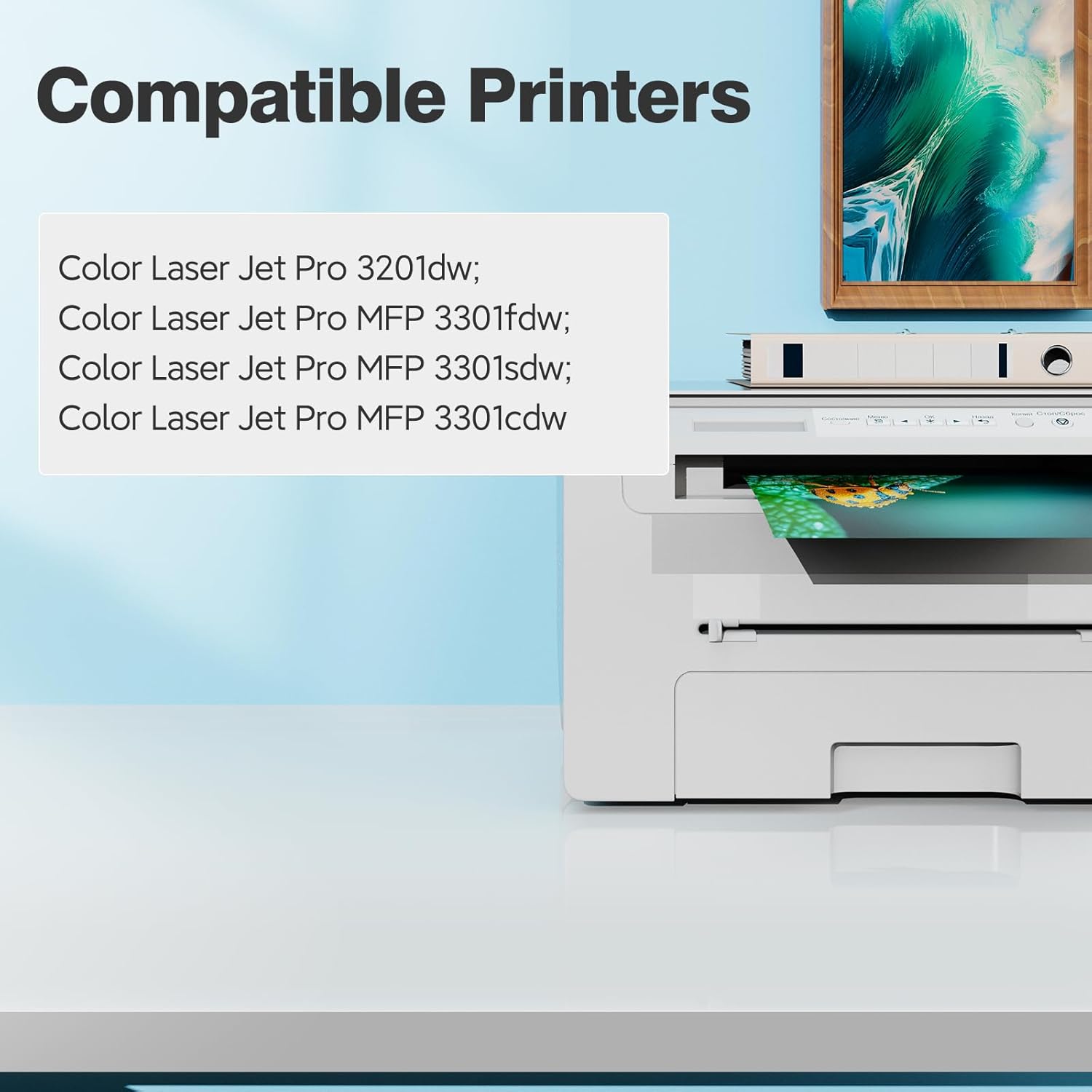 218X Toner Cartridges Laser 3301fdw 3201dw for HP 218X 218A toner Cartridge 4 pack, 3101dw 3301fdw 3301sdw Toner Cartridge, W2180X HP218X 218 Toner for HP Color LaserJet Pro MFP 3301fdw 3201dw 3301cdw