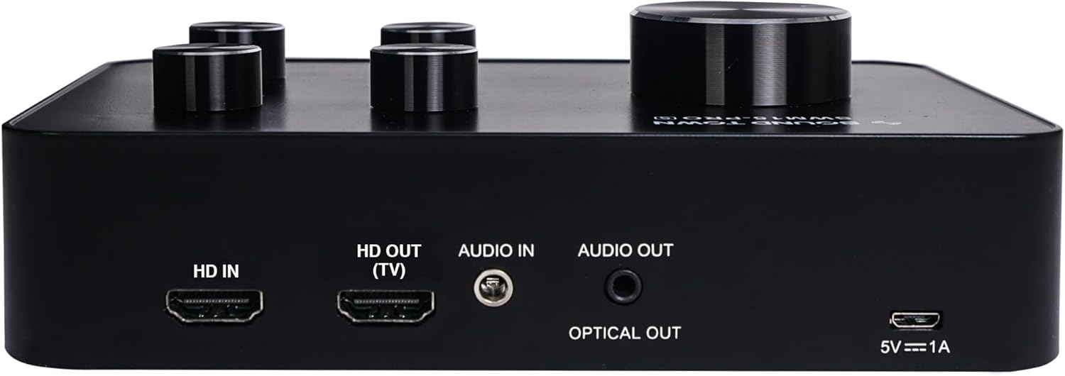 Sound Town 16 Channels Wireless Microphone Karaoke Mixer System, Supports HD ARC, Optical (Toslink), Smart TV, Media Box, PC, Bluetooth, Soundbar, Receiver, AUX (SWM15-PROS)