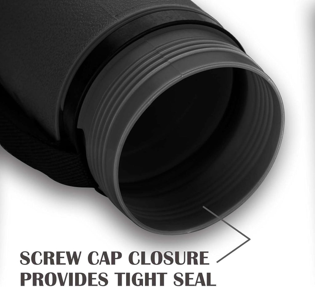 JJRING Black Poster Tube, 25" to 40" Extendable Poster Storage Holder Tube with Carrying Strap, Poster Carrying Case for Blueprints, Scrolls, Maps and Architect Papers