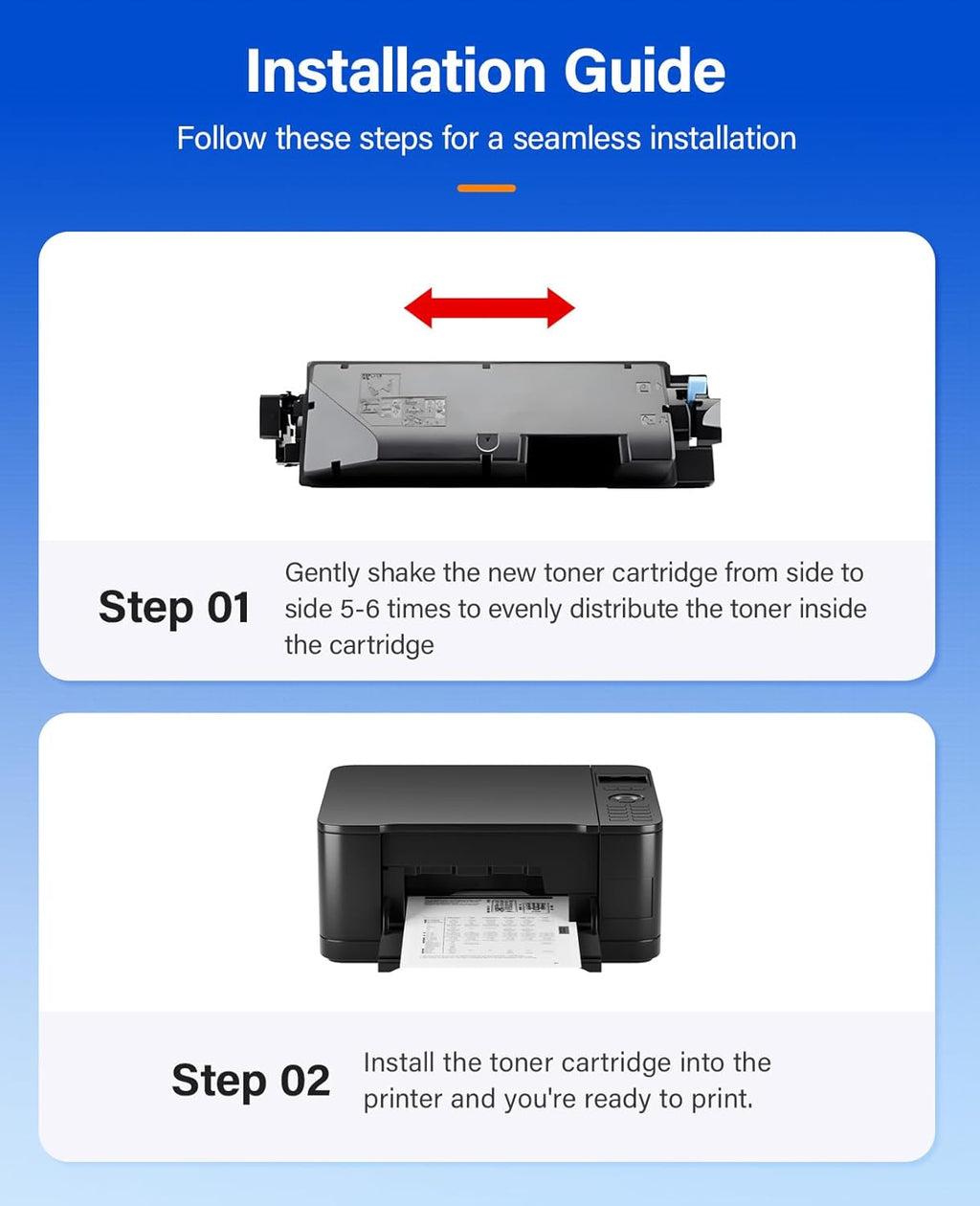 TK-592 TK592 Toner Cartridge Set 4-Pack Replacement Compatible with Kyocera ECOSYS P6026cdn M6026cdn M6026cidn M6526cdn M6526cidn FS-C2026MFP C2026 C2126MFP C2126MFP+ C2526MFP C2626MFP C5250DN Printer