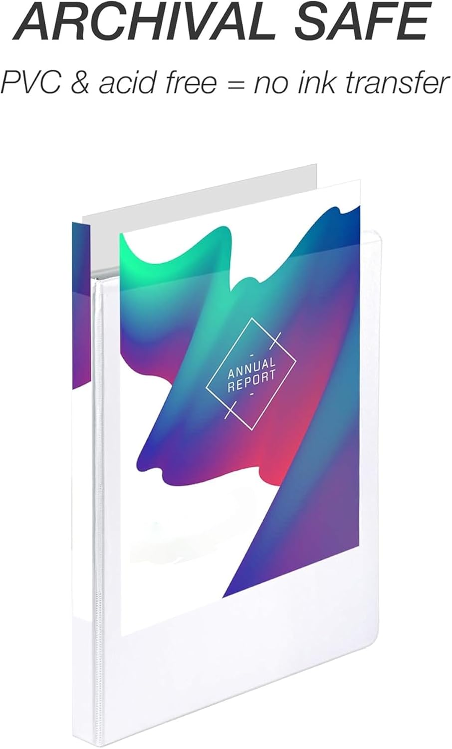 Samsill Economy 0.5 Inch 3 Ring Binder Bulk Pallet, Made in The USA, Round Ring Binder, Customizable Clear View Cover, White, Pallet of 768 Binders in 32 Cartons