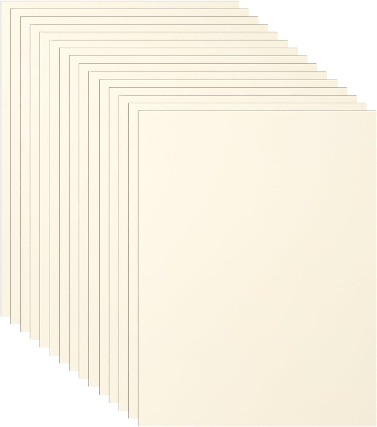 100 Sheets Cream Cardstock 8.5 x 11 Off White Paper, 75lb Premium Ivory Paper Card Stock for Wedding Invitations, Crafting, Memus, Cards Making, Certificate, Business Cards