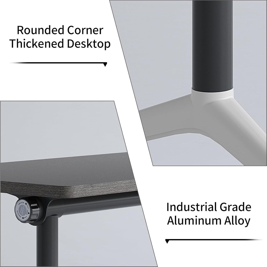 Conference Room Table with Flip-Top Design for Dynamic Meetings, Business Table Computer Desk with Heavy-Duty Frame,Foldable Seminar Meeting Tables for Home Office (4, B, 70.8IN)