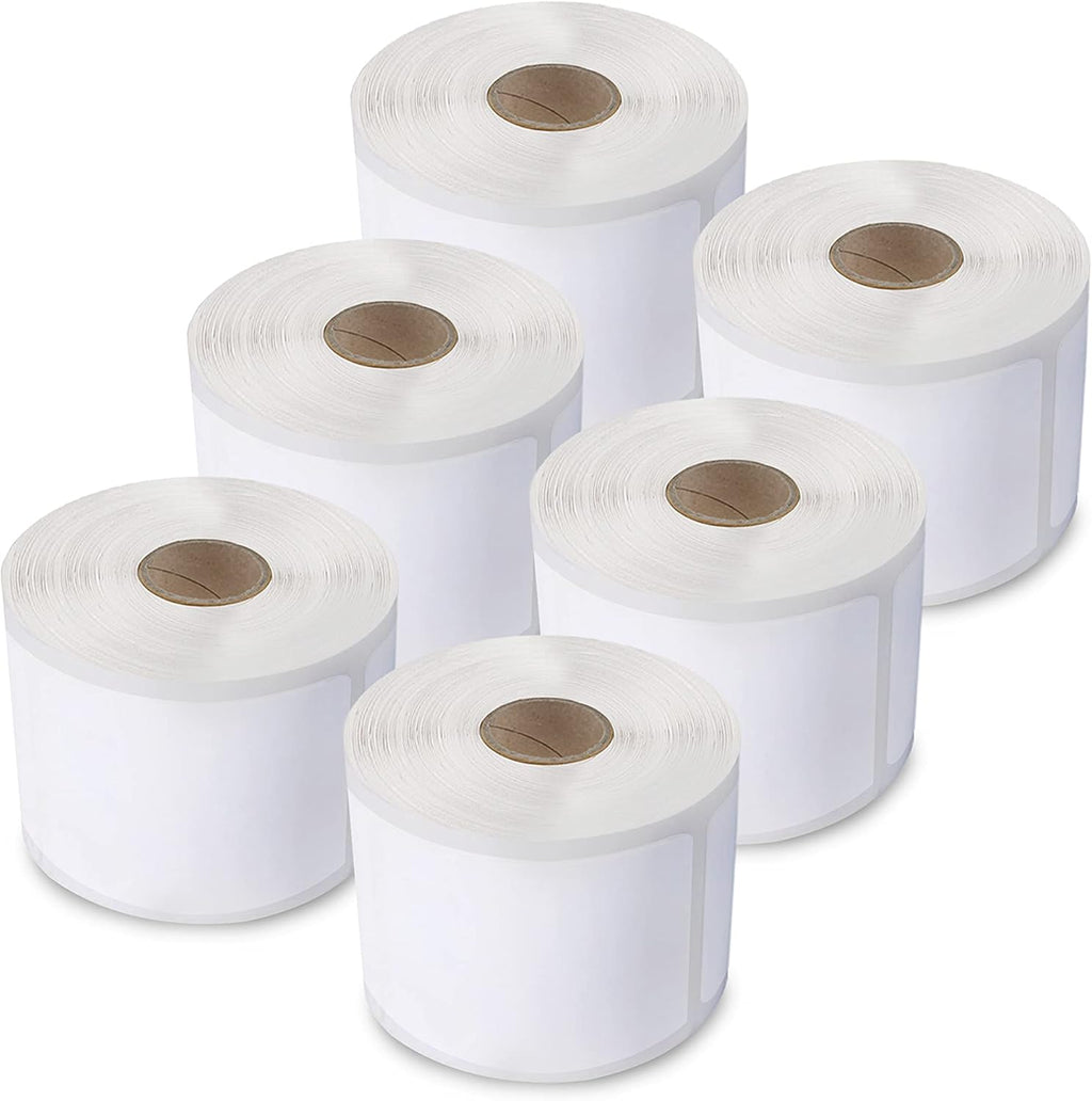 enKo (6 Rolls / 6000 Labels) 30334 Dymo Compatible Multipurpose Barcode (1-1/4" x 2-1/4")