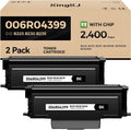 B230 B225 B235 Black Toner Cartridge 2-Pack with New chip Replacement for Xerox 006R04399 006r04400 High-Yield Toner Compatible with Xerox B225 B235 B230 B225DNI B235DNI B230DNI Printer Ink All-in-One