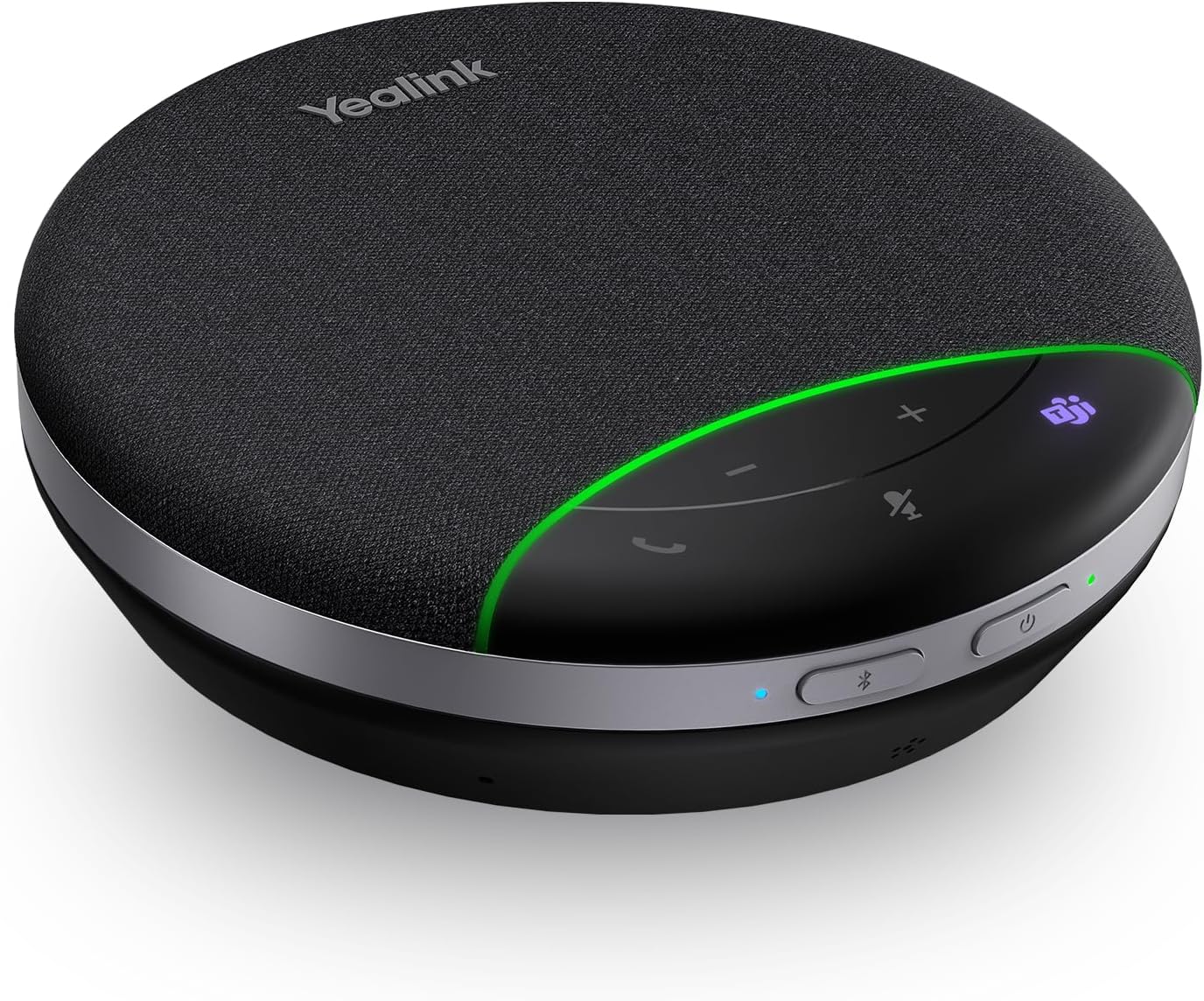 Yealink SP92 Bluetooth Speakerphone USB Conference Speakers and Microphone Teams Certified Full-Duplex Noise Reduction 360° Audio Pickup for Small Meeting Room