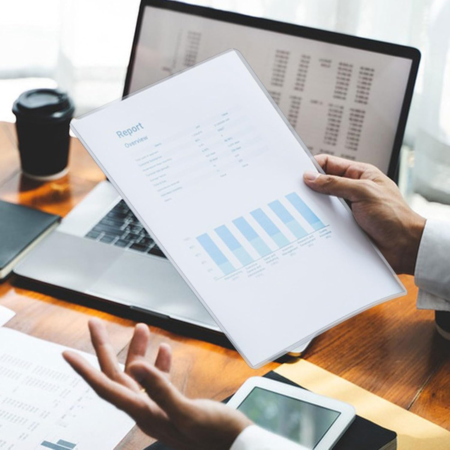 8.5" x 11" Hard Plastic Sheet Protectors, Menu Rigid Print Protectors, Clear Certificate Waterproof Protectors, Paper Sleeves Photo Plastic Sleeves Document Holder, Birth Certificate Protector(20Pack)