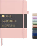 &And Per Se Blank Journal Notebook, 160 Pages, 5.7 x 8 inches College Ruled Thick Paper Notebook Journals for Writing, Hardcover Notebook(1 Pack, pink)