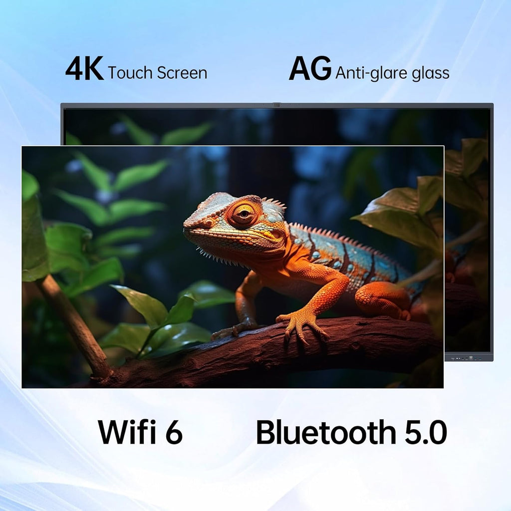 65-inch Smartboard Interactive Whiteboard, Electronic White Board w/13MP Camera, 4K UHD Digital Whiteboard for Home