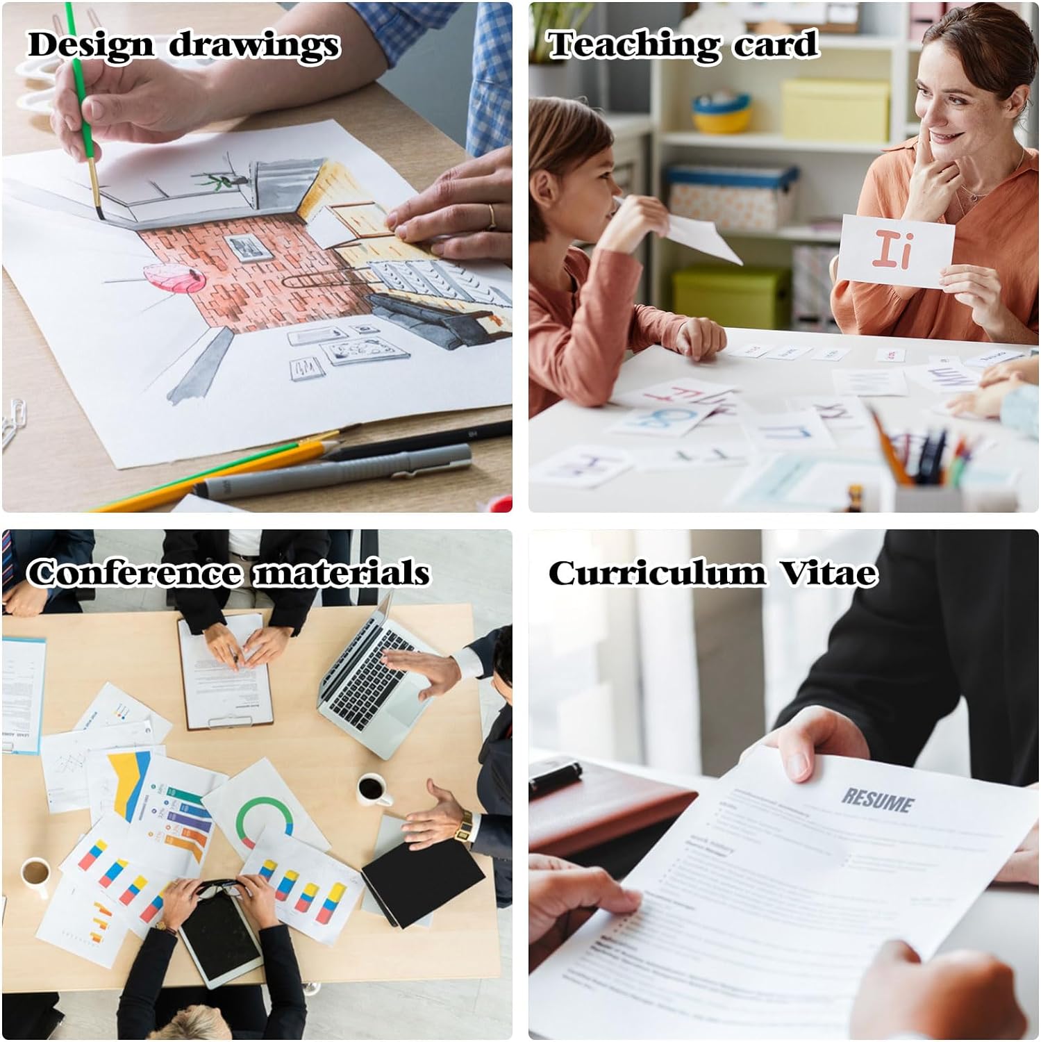 8.5" x 11" Hard Plastic Sheet Protectors, Menu Rigid Print Protectors, Clear Certificate Waterproof Protectors, Paper Sleeves Photo Plastic Sleeves Document Holder, Birth Certificate Protector(20Pack)