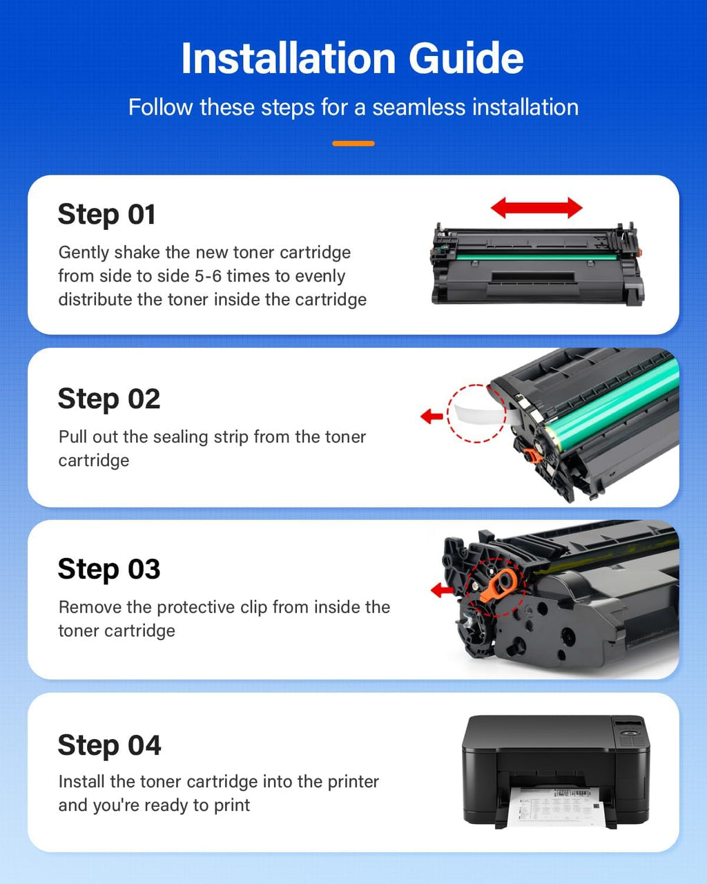 148A Black Toner Cartridge with chip 2-Pack High Yield Replacement for HP 148A W1480A 148X W1480X Compatible with HP LaserJet Pro MFP 4101dw 4101fdn 4101fdw 4001dn 4001dw 4001n Printer Ink 4001 4101 e
