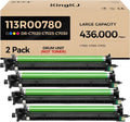 Versalink C7020 C7025 C7030 Drum Unit (Not Toner) 4-Pack High Capacity Replacement for Xerox 113R00780 Image-Drum Compatible with Xerox VersaLink C7020 C7025 C7030 Printer Black Cyan Magenta Yellow