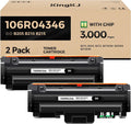 B205 B210 B215 High-Yield Toner Cartridge Black 2-Pack Replacement for Xerox 106R04346 106R04347 Toner Compatible with Xerox B210 B205 B215 B210DNI B205NI B215DNI Laser Printer Ink All-in-One Copier