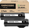 VersaLink B400 B405 Black Toner Cartridge 2-Pack Replacement for Xerox 106R03580 106R03582 106R03584 Toner Compatible with Xerox VersaLink B400 B400N B400DN B405 B405N B405DN Laser Printer Ink Copier