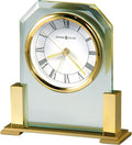 Howard Miller Cascade Table Clock II 549-647 – Brass Finished with Quartz Alarm Movement