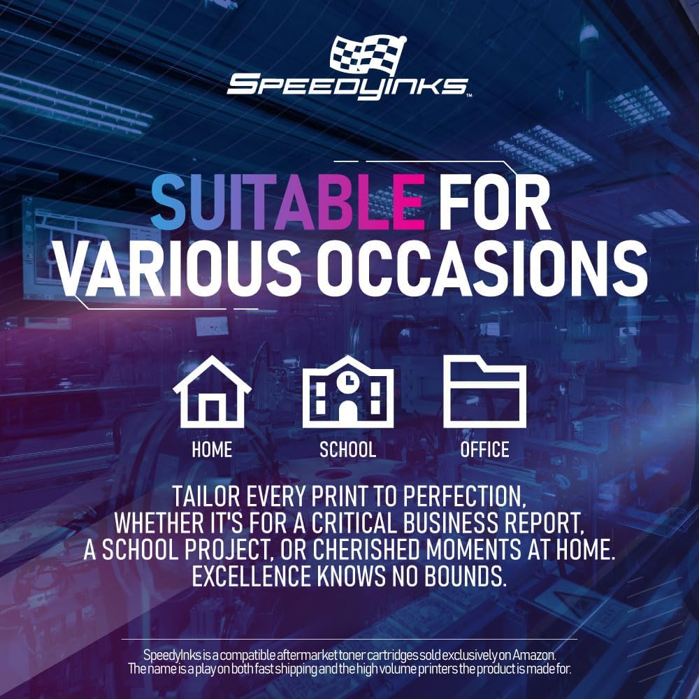 SPEEDYINKS Remanufactured Ink Cartridge Replacement for HP 60XL High Yield (2 Set - 1 Black 1 Tri Color) for use in HP Photosmart, Envy e All-in-one, and Deskjet Printers