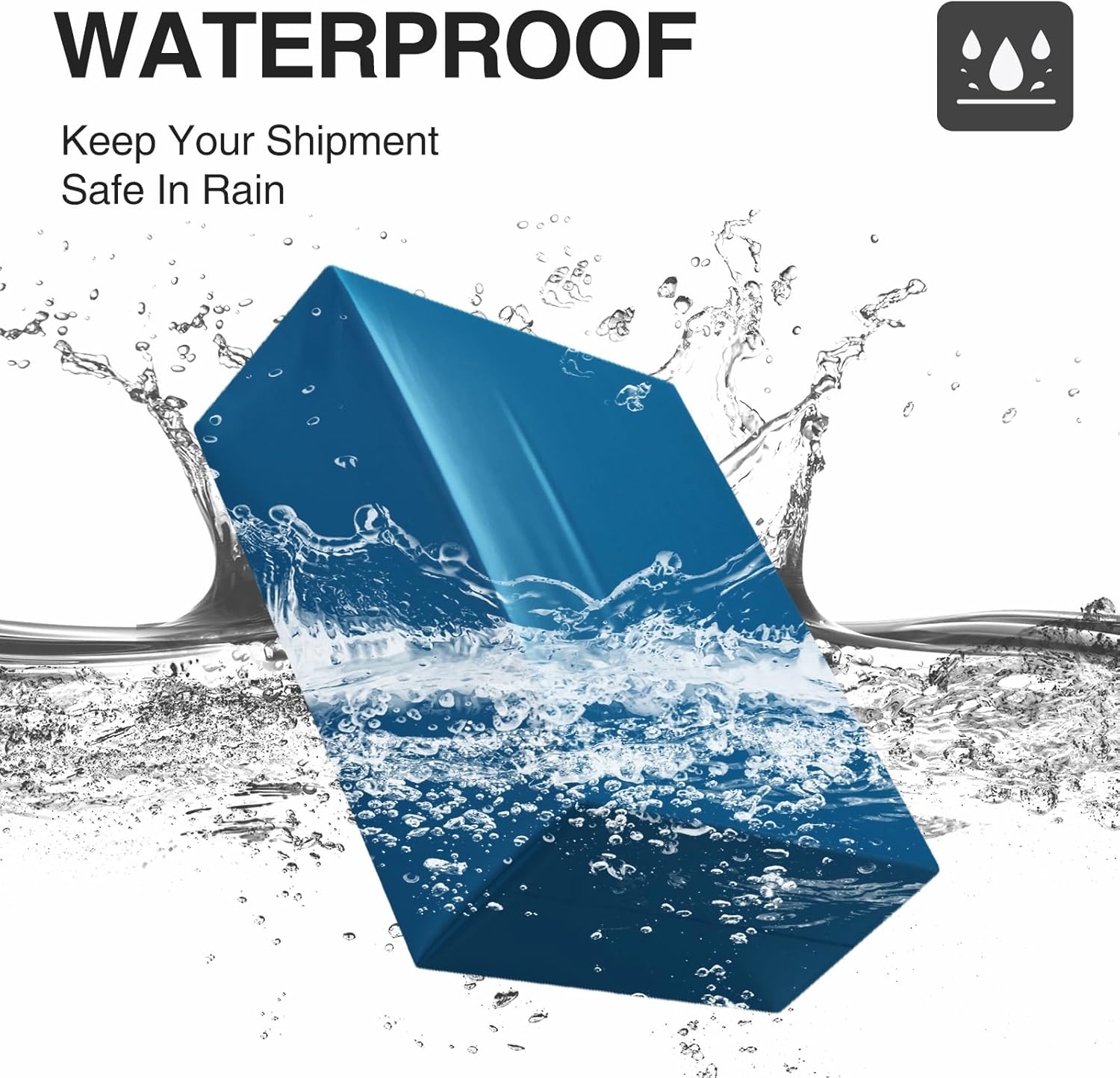 UCGOU Poly Mailers 14.5x19 Inch Navy Blue 100 Pack Large Shipping Bags #7 Strong Thick Mailing Envelopes Self Sealing Adhesive Waterproof and Tear Proof Boutique Packaging Postal for Clothing