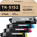 TK-5152 TK5152 Toner Cartridges 4Pack High Yield Replacement for TK-5152K TK-5152C TK-5152M TK-5152Y Compatible with Kyocera ECOSYS M6035cidn M6535cidn P6035cdn Laser Printer Black Cyan Magenta Yellow