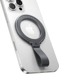 andobil [2025 Unrivaled Stability] Magnetic Phone Grip Holder for MagSafe Ring Stand Holder Kickstand Compatible with MagSafe Accessories for iPhone 16 Pro Max Plus iPhone15/14/13/12&Android,SpaceGrey