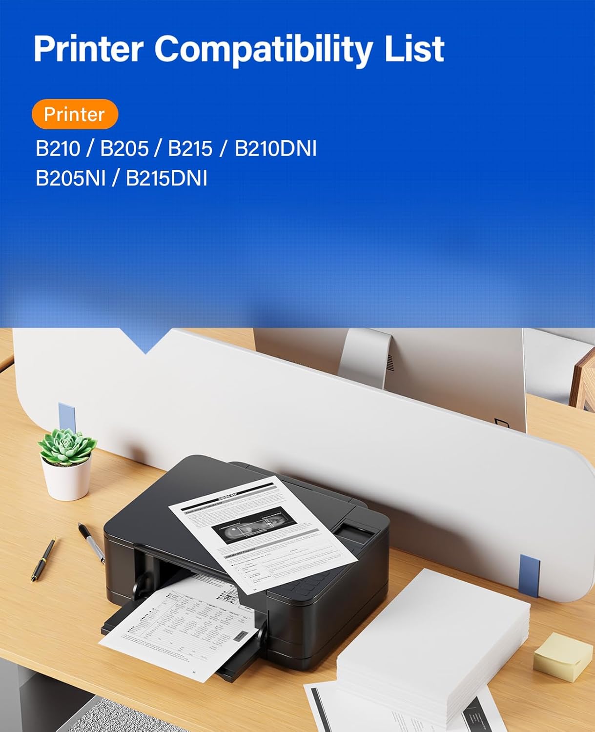 B205 B210 B215 Drum Unit (Not Toner) Black 1-Pack High-Yield Replacement for Xerox 101R00664 Image-Drum Compatible with Xerox B210 B205 B215 B210DNI B205NI B215DNI Laser Printer All-in-One Copier Copy