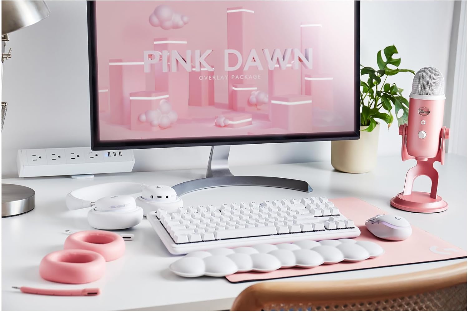 Logitech for Creators Blue Microphones Yeti USB Microphone (Pink Dawn) Aurora Collection