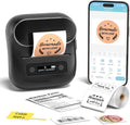 M220 Label Maker, Upgrade Sticker Maker Machine Prints 0.78-3 inch, Portable Label Printer with Tape for Small Business & Homeuse, Compatible with Phones and PC, with 40x30mm Label